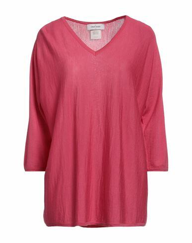 Gran Sasso Woman Sweater Fuchsia Virgin Wool Cover