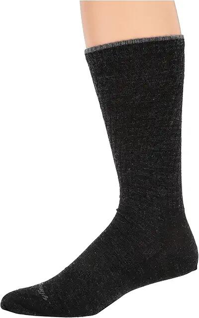 Darn Tough Vermont The Standard Mid Calf Light Socks (Charcoal) Men's Crew Cut Socks Shoes Cover