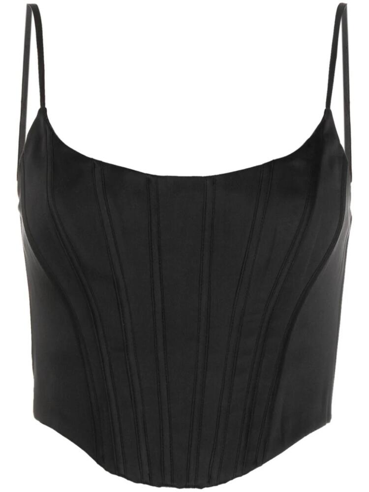 ZIMMERMANN silk corset top - Black Cover