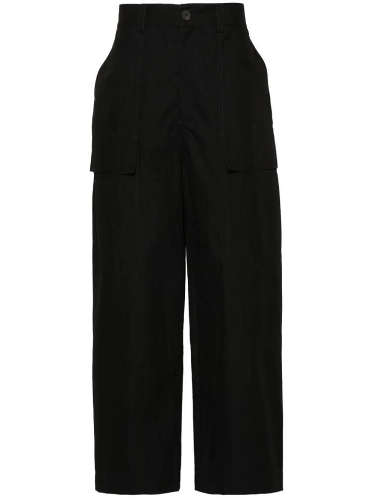 Studio Nicholson gabardine tapered trousers - Black Cover