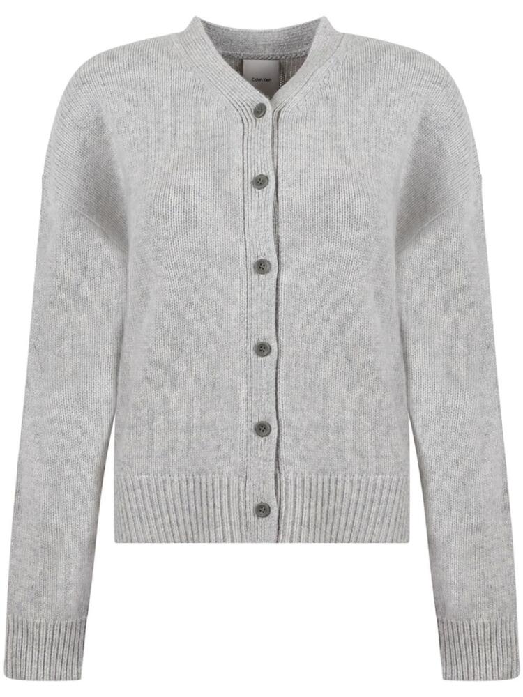 Calvin Klein V-neck cardigan - Grey Cover