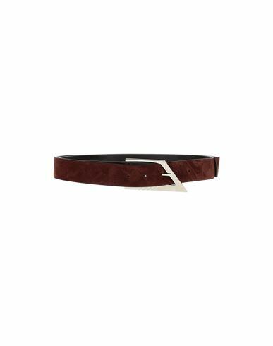 The Attico Woman Belt Cocoa Calfskin Cover