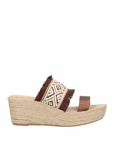 Cuplé Woman Espadrilles Bronze Textile fibers Cover