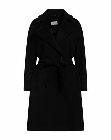 Cinzia Rocca Woman Coat Black Cashmere Cover