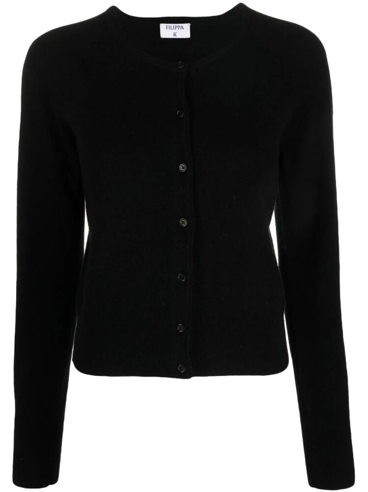 Filippa K round-neck cashmere cardigan - Black Cover