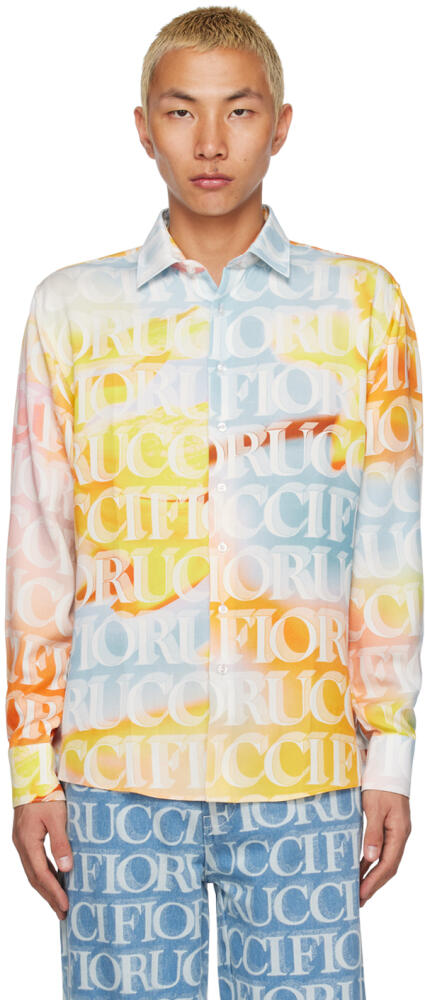 Fiorucci Multicolor Watercolor Monogram Shirt Cover