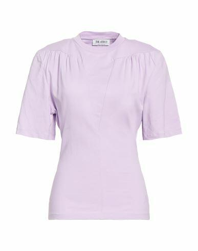 The Attico Woman T-shirt Lilac Cotton Cover