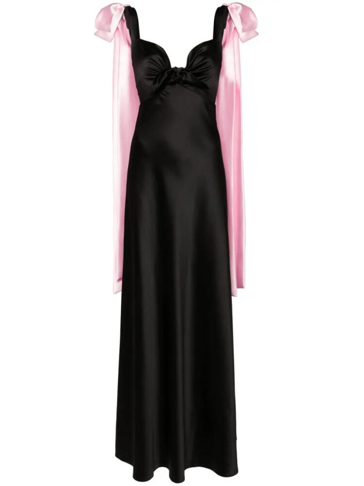 Atu Body Couture bow-detail gown - Black Cover