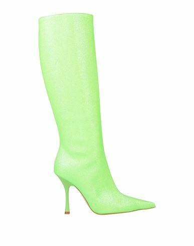 Liu ·jo Woman Boot Acid green Textile fibers Cover