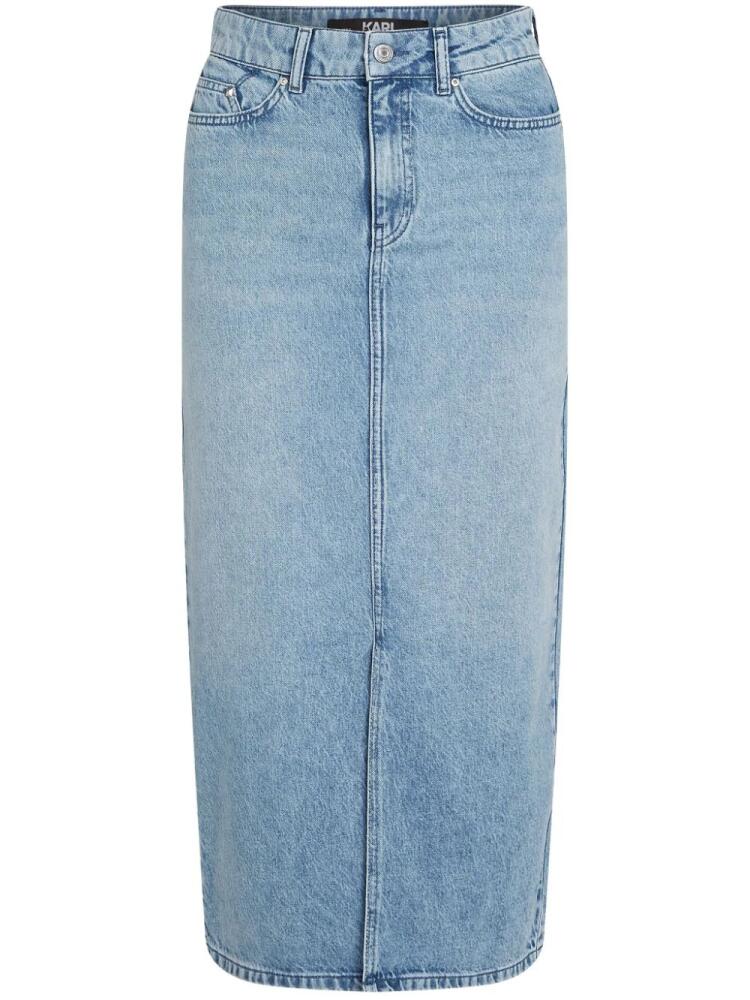 Karl Lagerfeld Jeans denim maxi skirt - Blue Cover