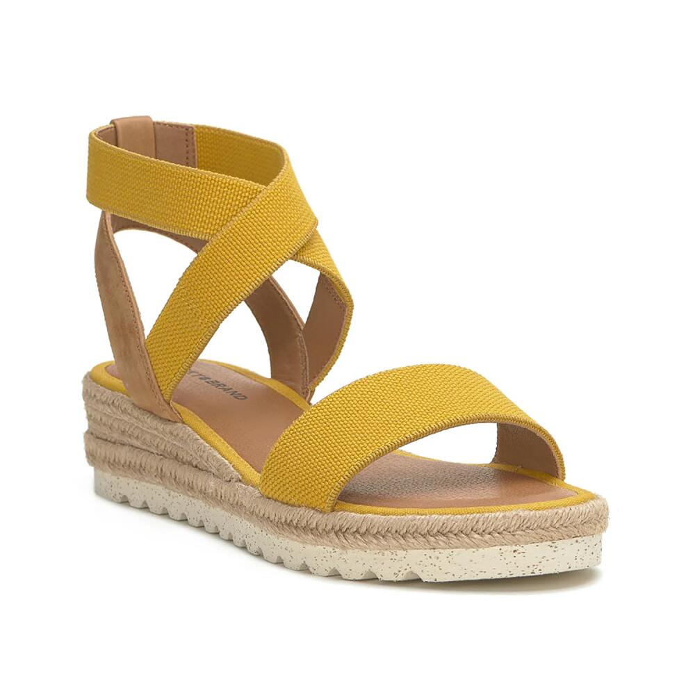 Lucky Brand Thimba Espadrille Wedge Sandal | Women's | Yellow Cover