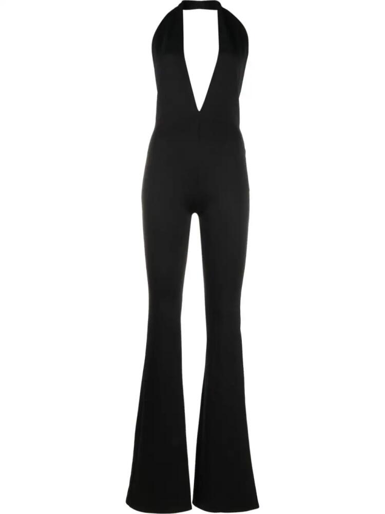 Alchemy x Lia Aram plunging V-neck jumpsuit - Black Cover