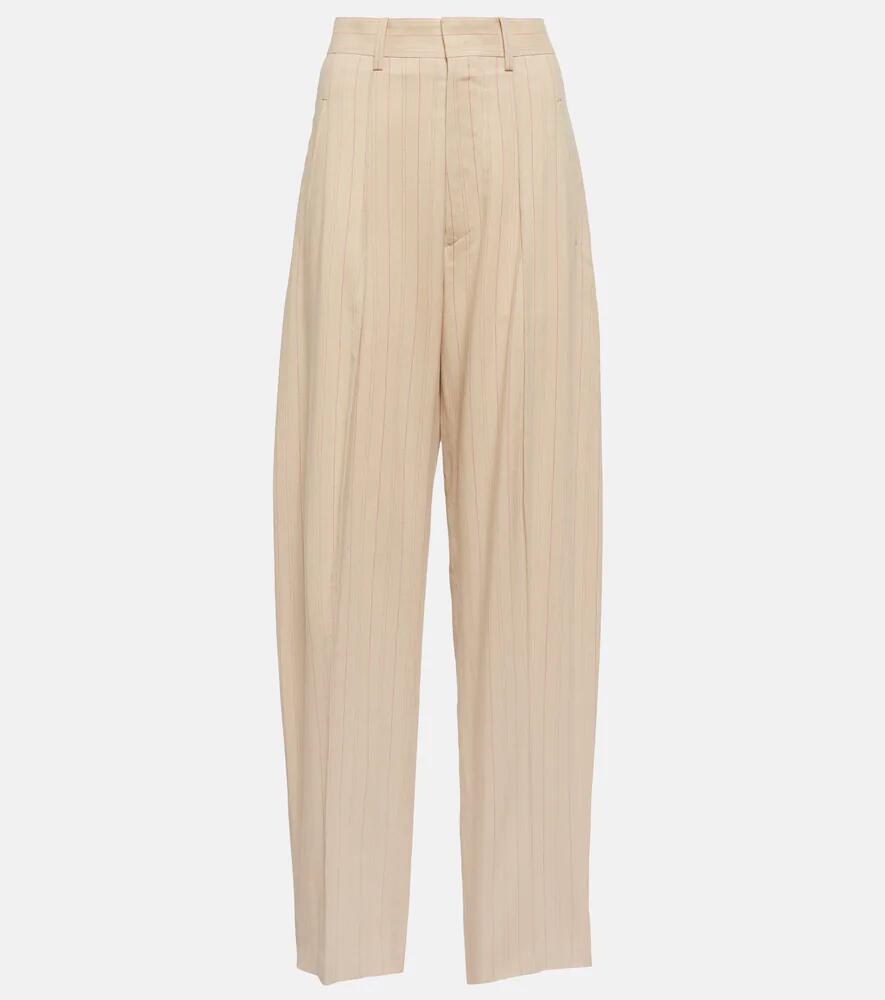 Isabel Marant Sopiavea pinstriped high-rise pants Cover