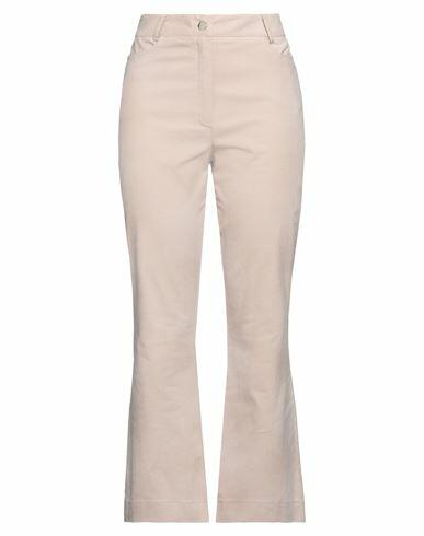 D. exterior Woman Pants Beige Cotton, Viscose, Elastane Cover