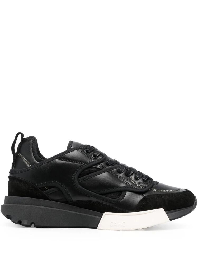 OAMC panelled low-top sneakers - Black Cover