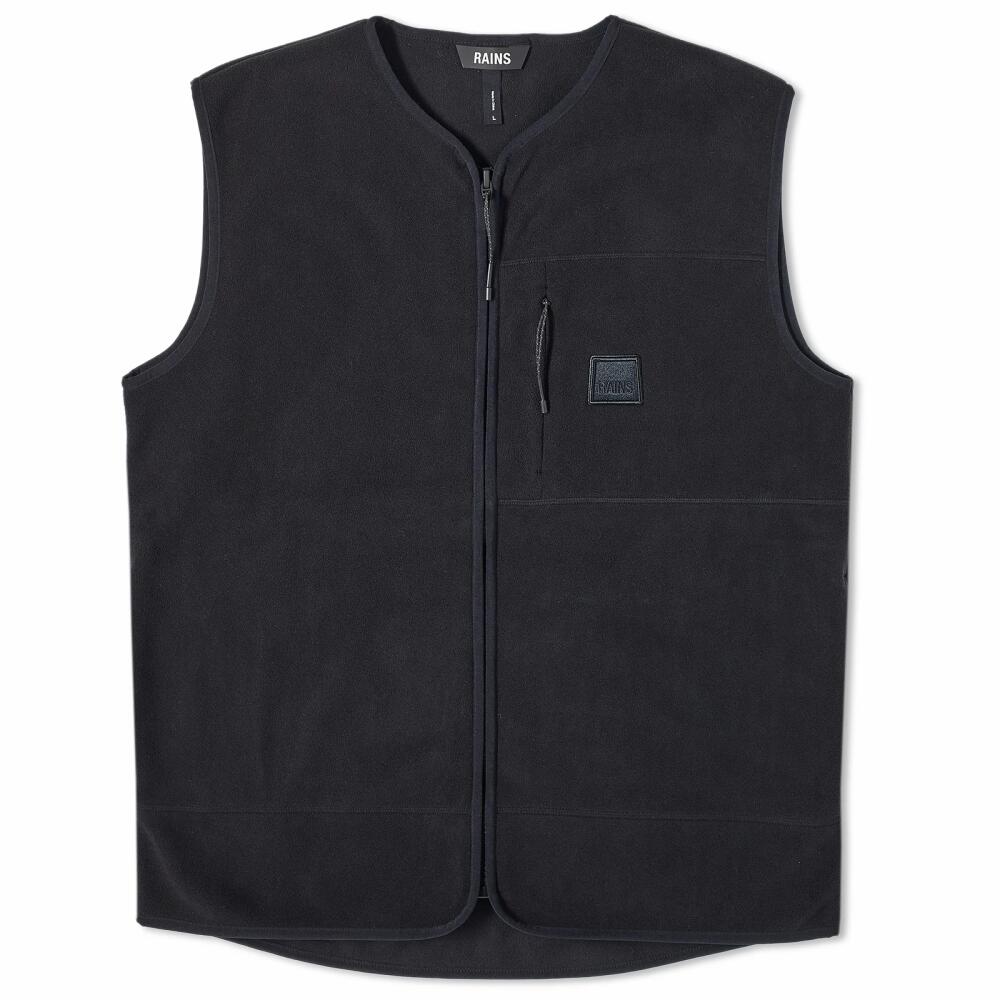 Rains Men's Fleece Vest in Black Cover