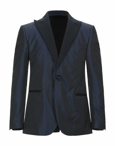 Trussardi Man Blazer Midnight blue Polyester Cover