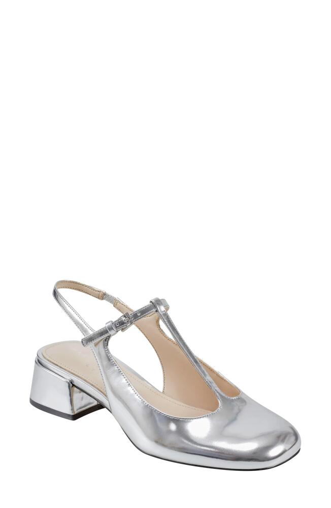 Marc Fisher LTD Folly Slingback Pump in Silver 040 Cover