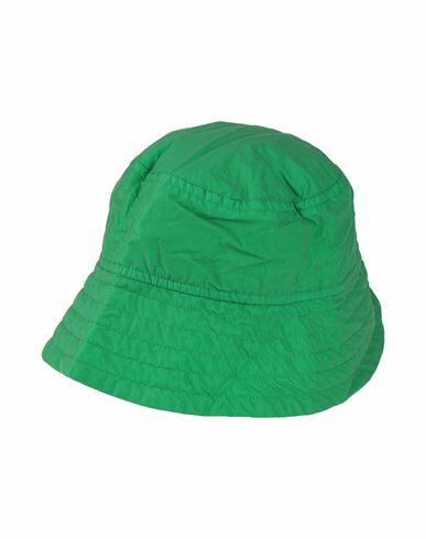 Dries Van Noten Man Hat Green Polyester, Polyamide Cover