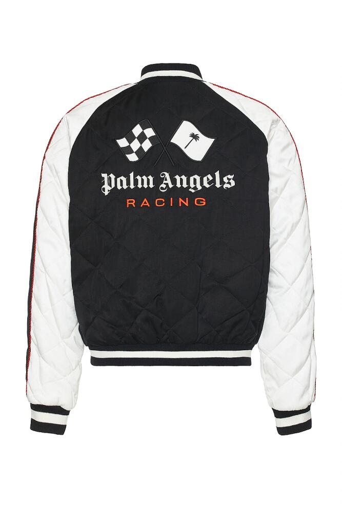 Palm Angels X Formula 1 Racing Souvenir Jacket in Black Cover