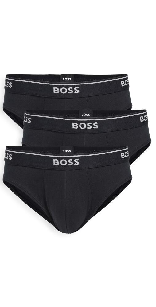 BOSS Classic Cotton 3 Pack Briefs Black Cover