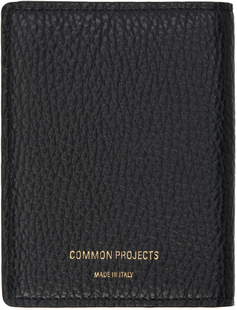 Common Projects Black Bifold Card Holder Cover