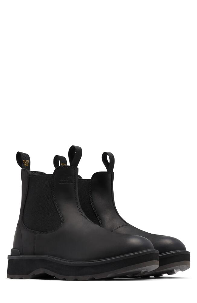 SOREL Hi-Line Chelsea Boot in Black/Jet Cover