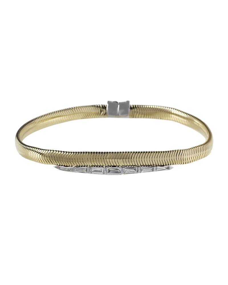 Nikos Koulis Feelings 18k Diamond Baguette Bracelet Cover