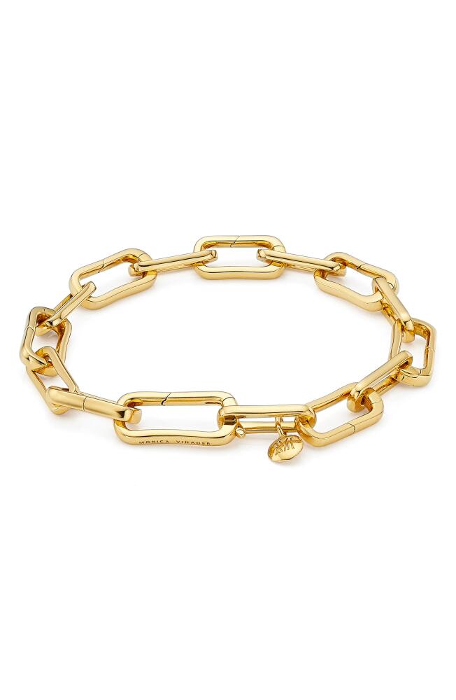 Monica Vinader Alta Capture Charm Bracelet in Yellow Gold Cover