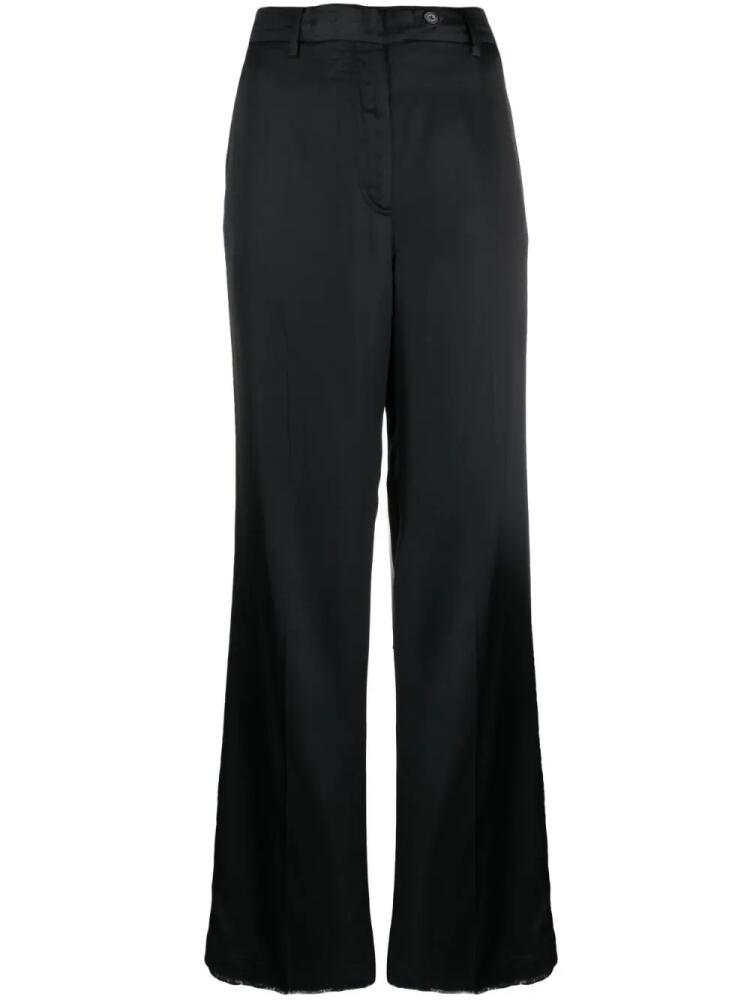 Nº21 off-centre straight-leg trousers - Black Cover