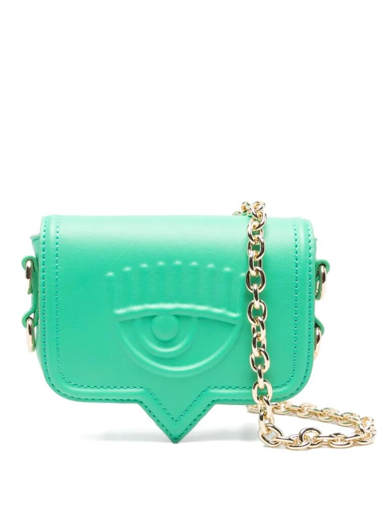 Chiara Ferragni Eyelike embossed belt bag - Green Cover