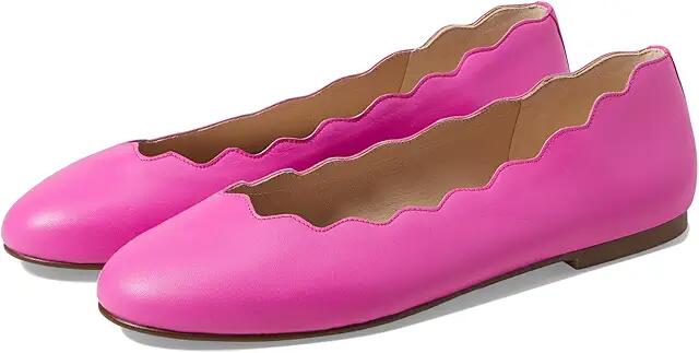 French Sole Jigsaw (Hot Pink) Women's Flat Shoes Cover