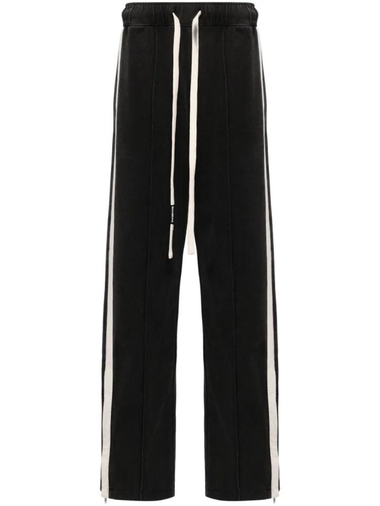 Nahmias side-stripe appliqué jogger trousers - Black Cover