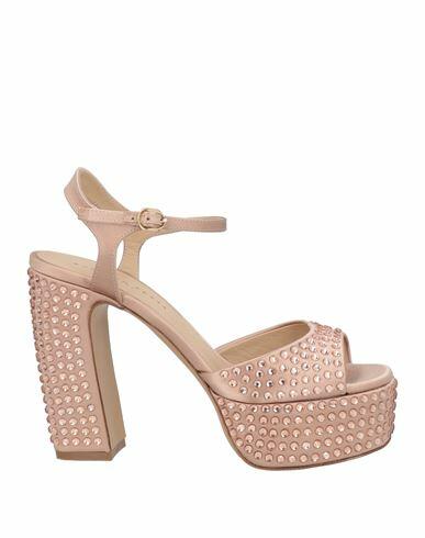 Roberto Festa Woman Sandals Blush Textile fibers Cover