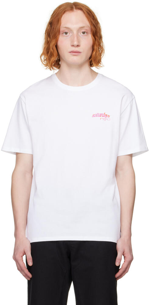 Saturdays NYC White Movement T-Shirt Cover