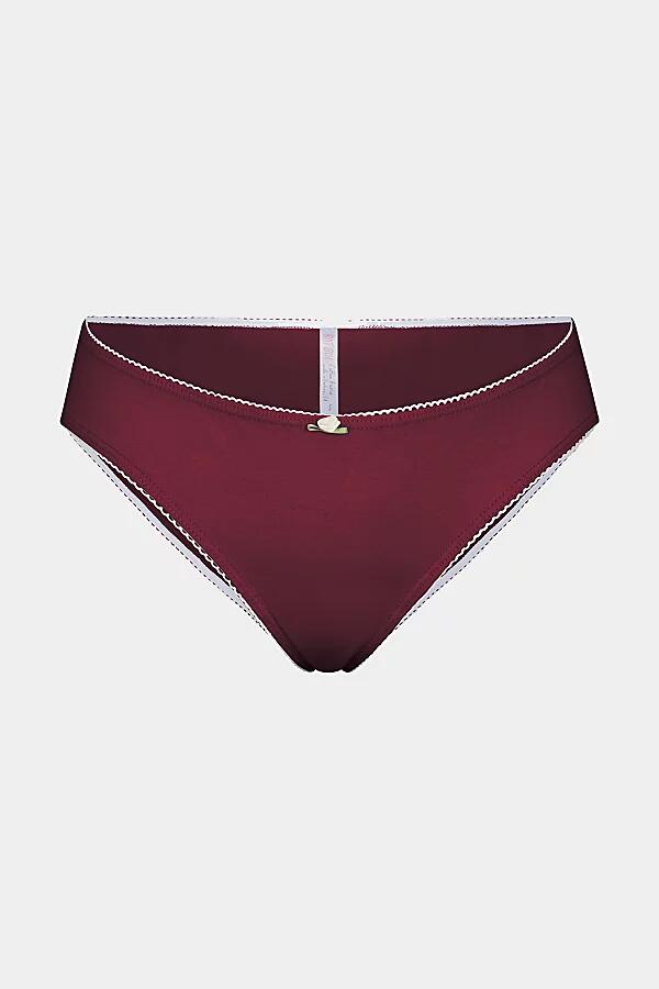 RAT BOI Low Rise Lace Trim Undie in Bordeaux Cover