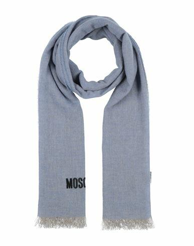 Moschino Woman Scarf Pastel blue Cashmere Cover