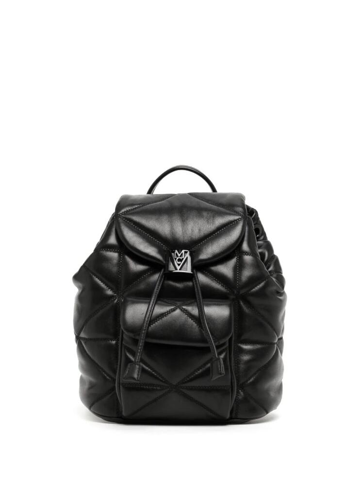 MCM mini Travia quilted backpack - Black Cover