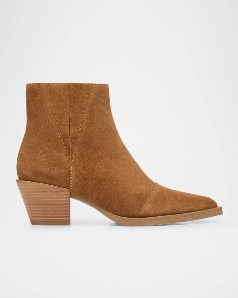 Rag & Bone Dart Suede Pull-On Ankle Booties Cover