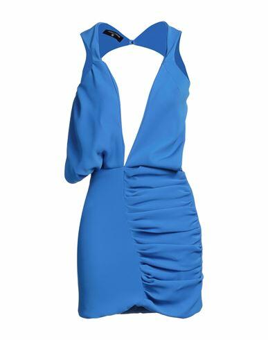 Monique Garçonne Woman Mini dress Bright blue Polyester Cover