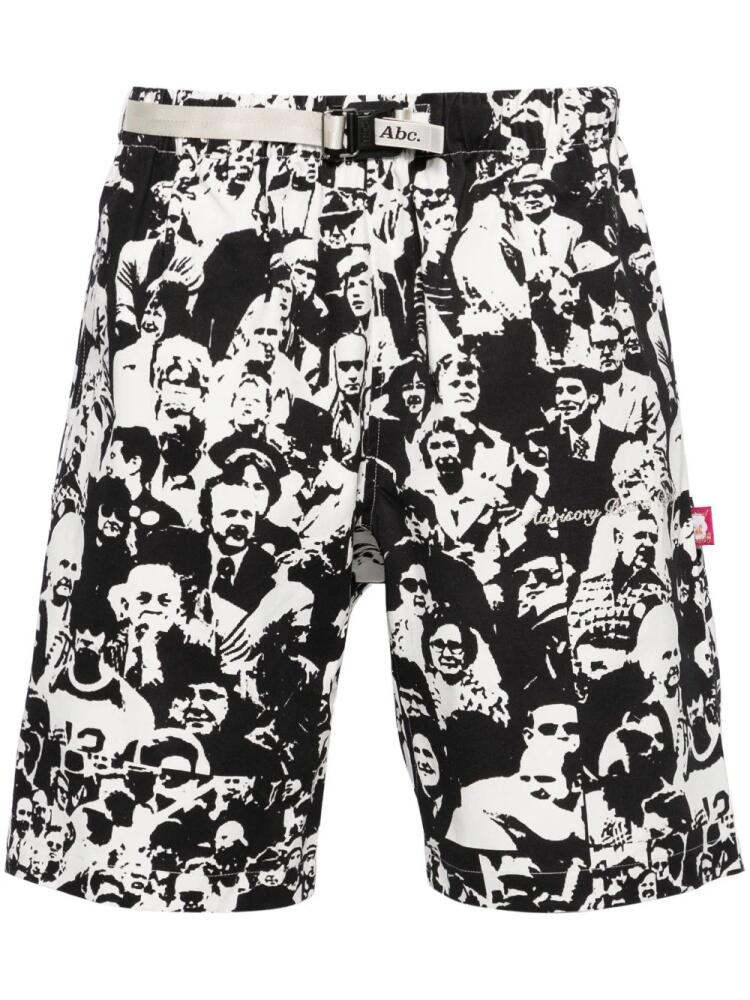 Advisory Board Crystals Herd Mentality drawstring shorts - Black Cover