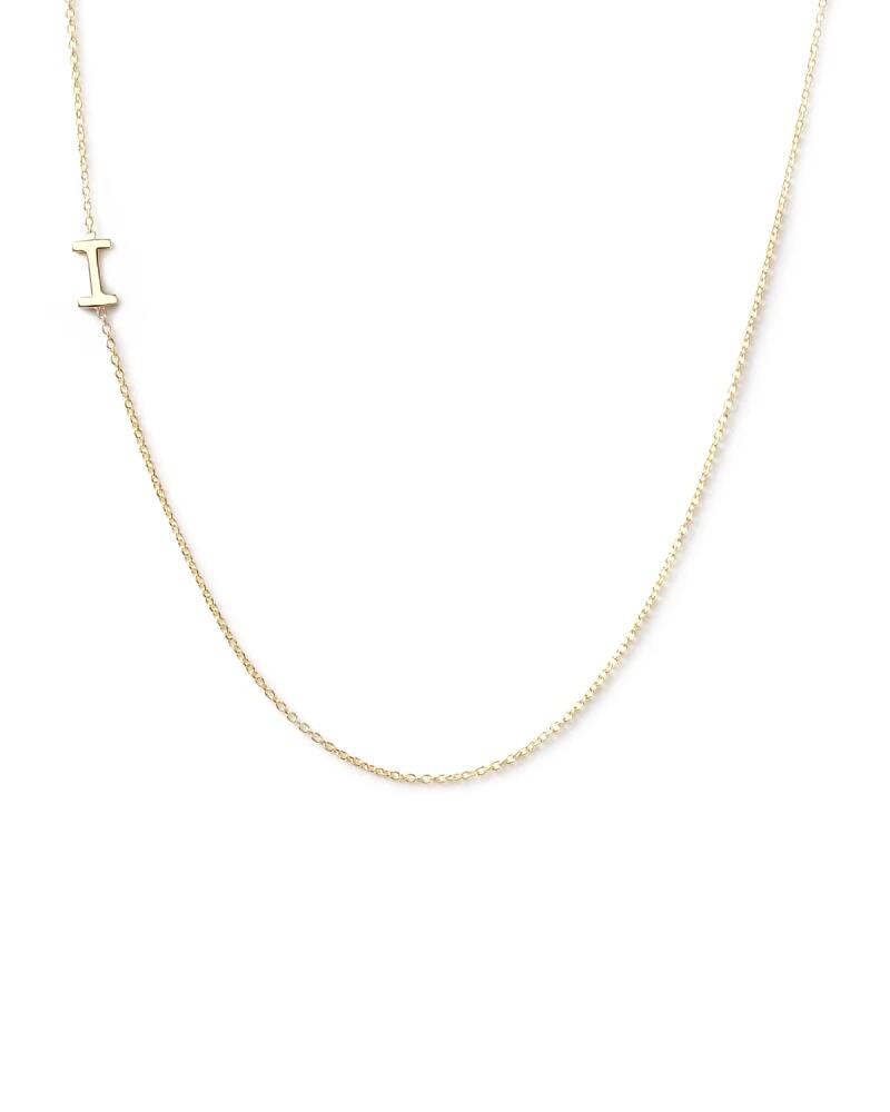 Maya Brenner Designs 14k Yellow Gold Mini Letter Necklace Cover