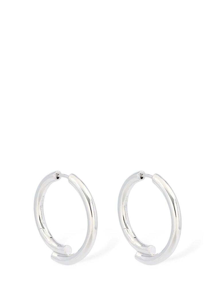 OTIUMBERG Silver Chaos Hoop Earrings Cover