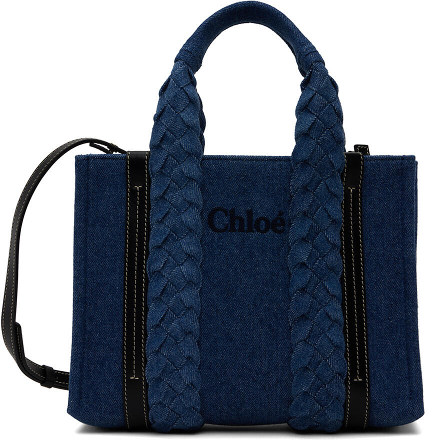 Chloé Blue Small Woody Tote Cover