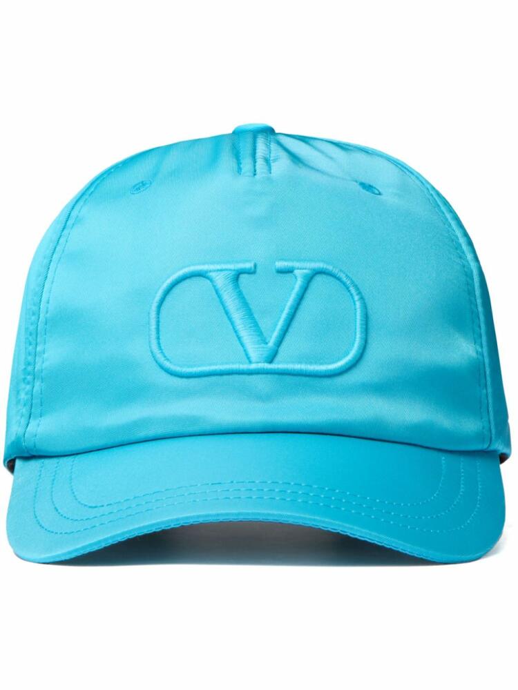 Valentino Garavani embroidered logo baseball cap - Blue Cover