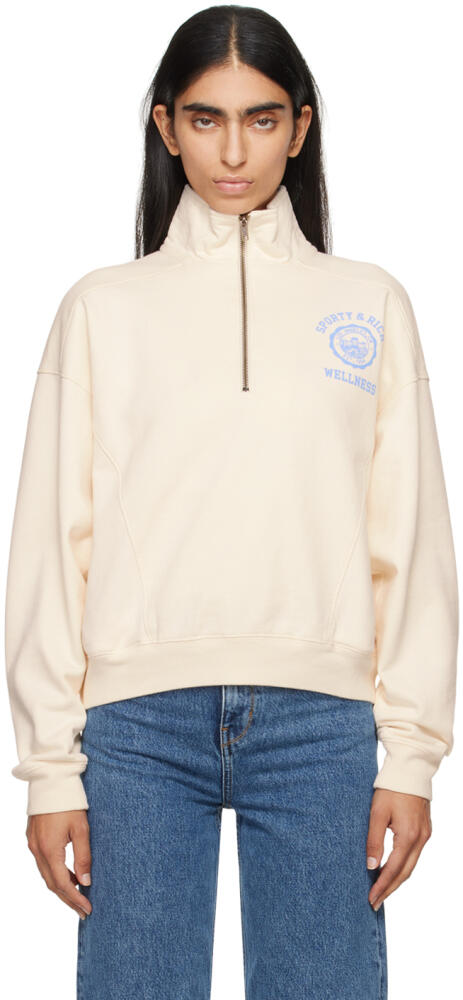 Sporty & Rich Off-White Emblem Sweatshirt Cover