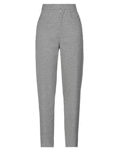 Marant Étoile Woman Pants Light grey Virgin Wool, Cotton, Linen, Elastane Cover