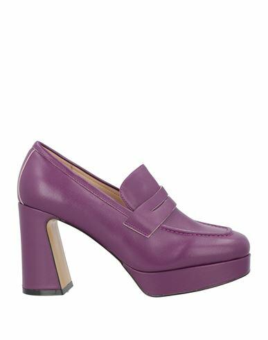 Emanuélle Vee Woman Loafers Mauve Leather Cover