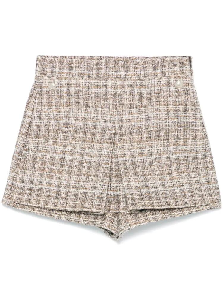 Maje tweed skort - Brown Cover