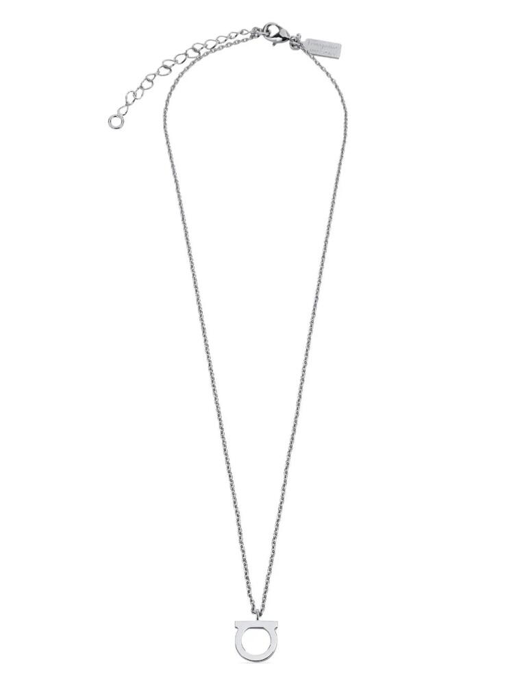 Ferragamo Gancini cable-link necklace - Silver Cover